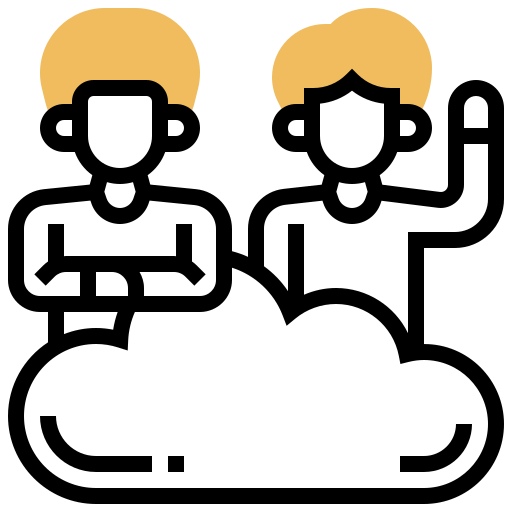 Cloud sharing icon