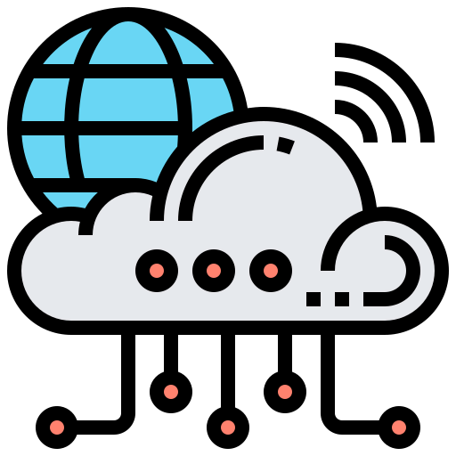 Cloud network icon