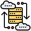 Cloud database Ikona 64x64