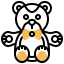 Teddy bear icon 64x64