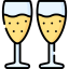 Wine glass icon 64x64