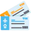 Plane ticket icon 64x64