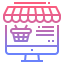 Online shop icon 64x64