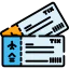 Plane ticket icon 64x64