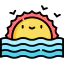 Sunset icon 64x64