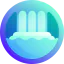 Hydroelectric dam icon 64x64