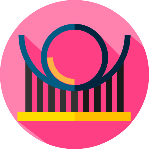 Roller coaster icon