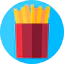 French fries icon 64x64