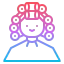 Curling hair icon 64x64