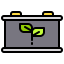 Eco battery icon 64x64