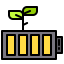 Eco battery icon 64x64