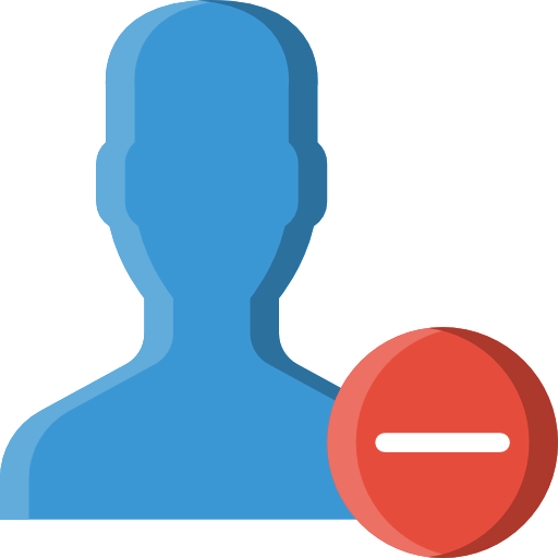 Remove user icon