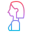 Short hair icon 64x64