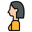 Short hair icon 64x64