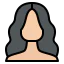 Wavy hair icon 64x64