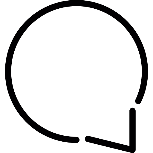 Simple speech bubble icon