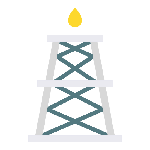 Drilling rig icon