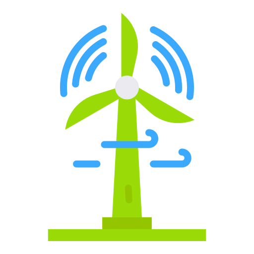 Wind power icon