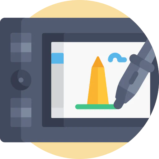 Drawing tablet icon