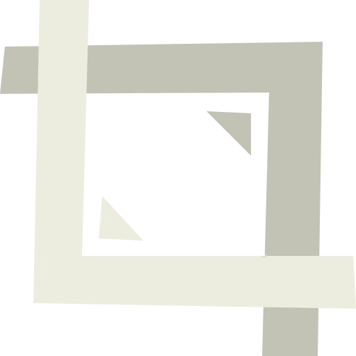 Crop tool icon