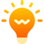 Light bulb icon 64x64