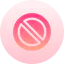 Do not disturb icon 64x64