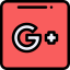 Google plus 图标 64x64