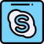 Skype Symbol 64x64