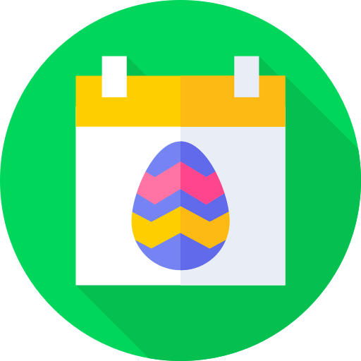 Easter day icon