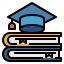 Graduation cap icon 64x64