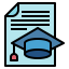 Graduation cap icon 64x64