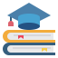 Graduation cap icon 64x64