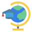Graduation cap icon 64x64