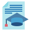 Graduation cap icon 64x64