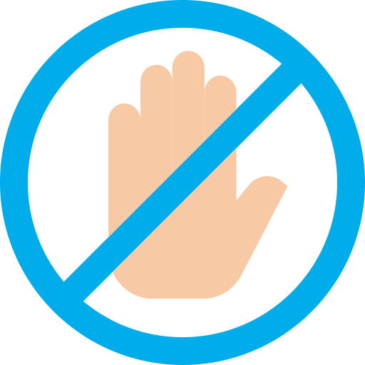 Do not touch icon