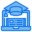 Graduation cap icon 64x64