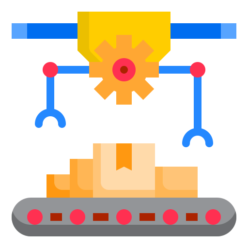 Robotic arm icon