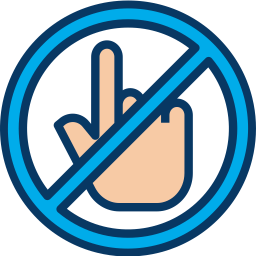 Do not touch icon