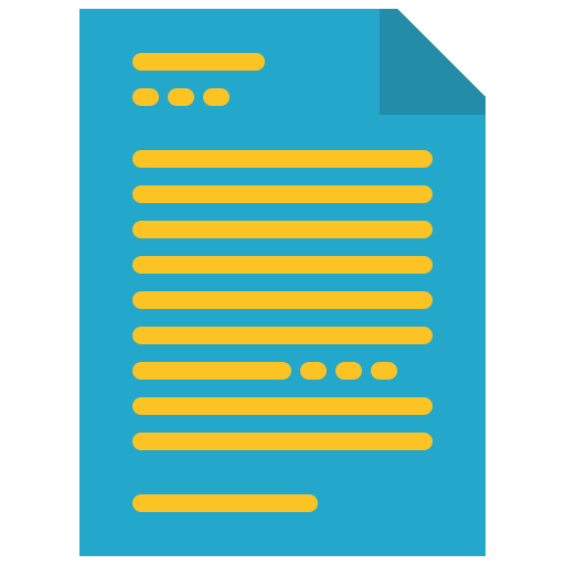 Paper sheet icon