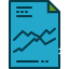 Business chart icon 64x64
