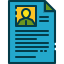 Resume and cv icon 64x64
