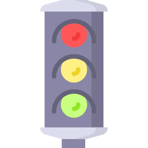 Traffic light icon