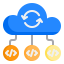 Cloud coding icône 64x64