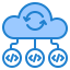 Cloud coding Ikona 64x64