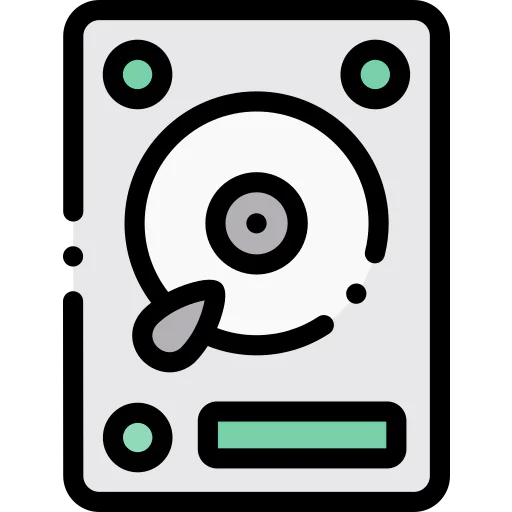Hard disk icon