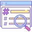 Hashtags icon 64x64