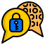 Data encryption Symbol 64x64
