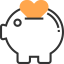 Piggy bank icon 64x64