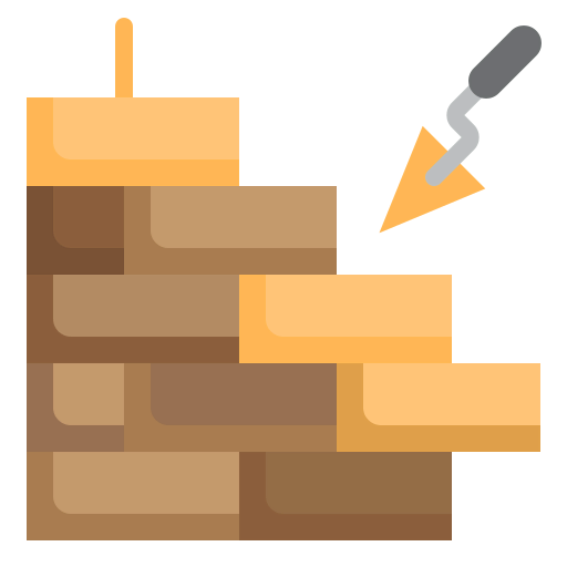 Brick wall icon