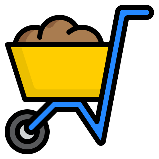 Wheelbarrow icon